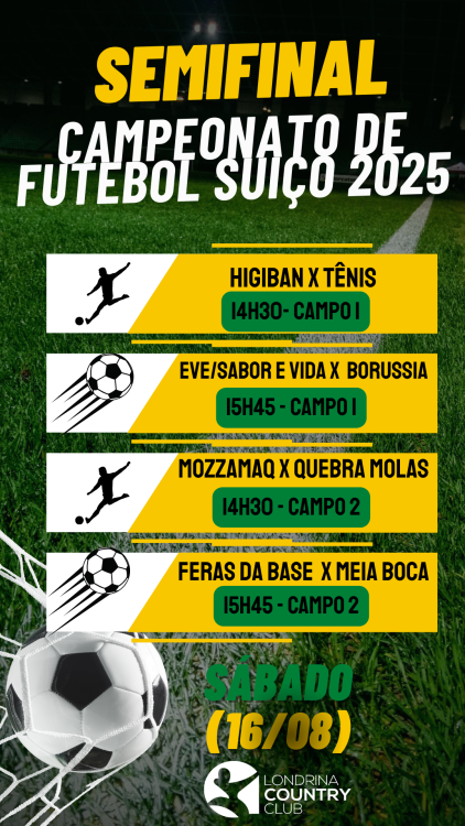 Jogo de futebol semifinal time moderno verde instgaram story